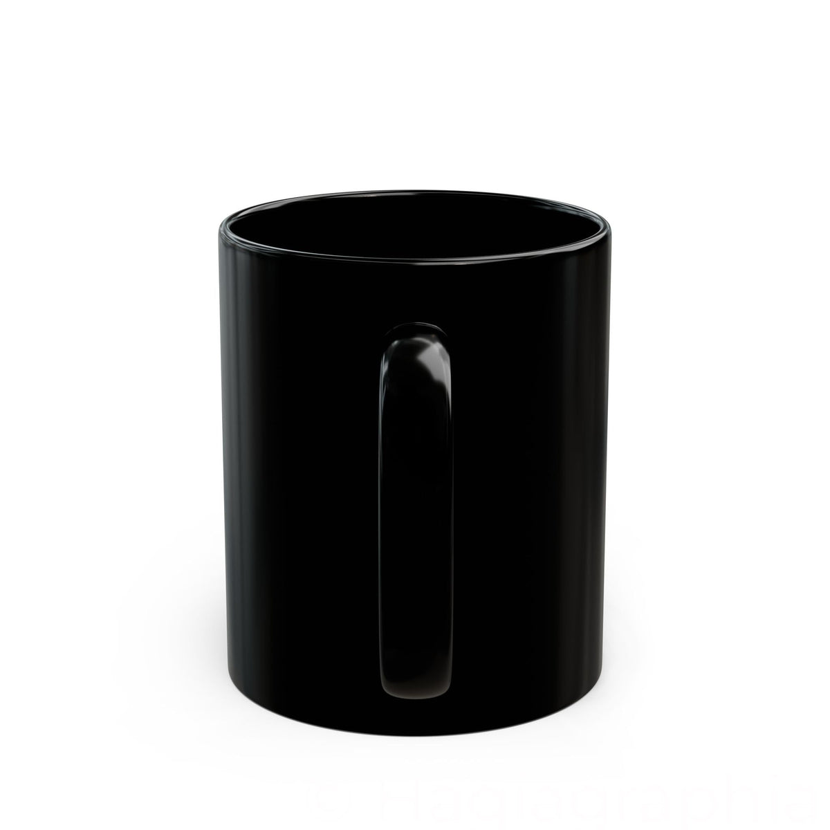 Magdalene: The Gaze Mug | Black Ceramic Coffee Cup