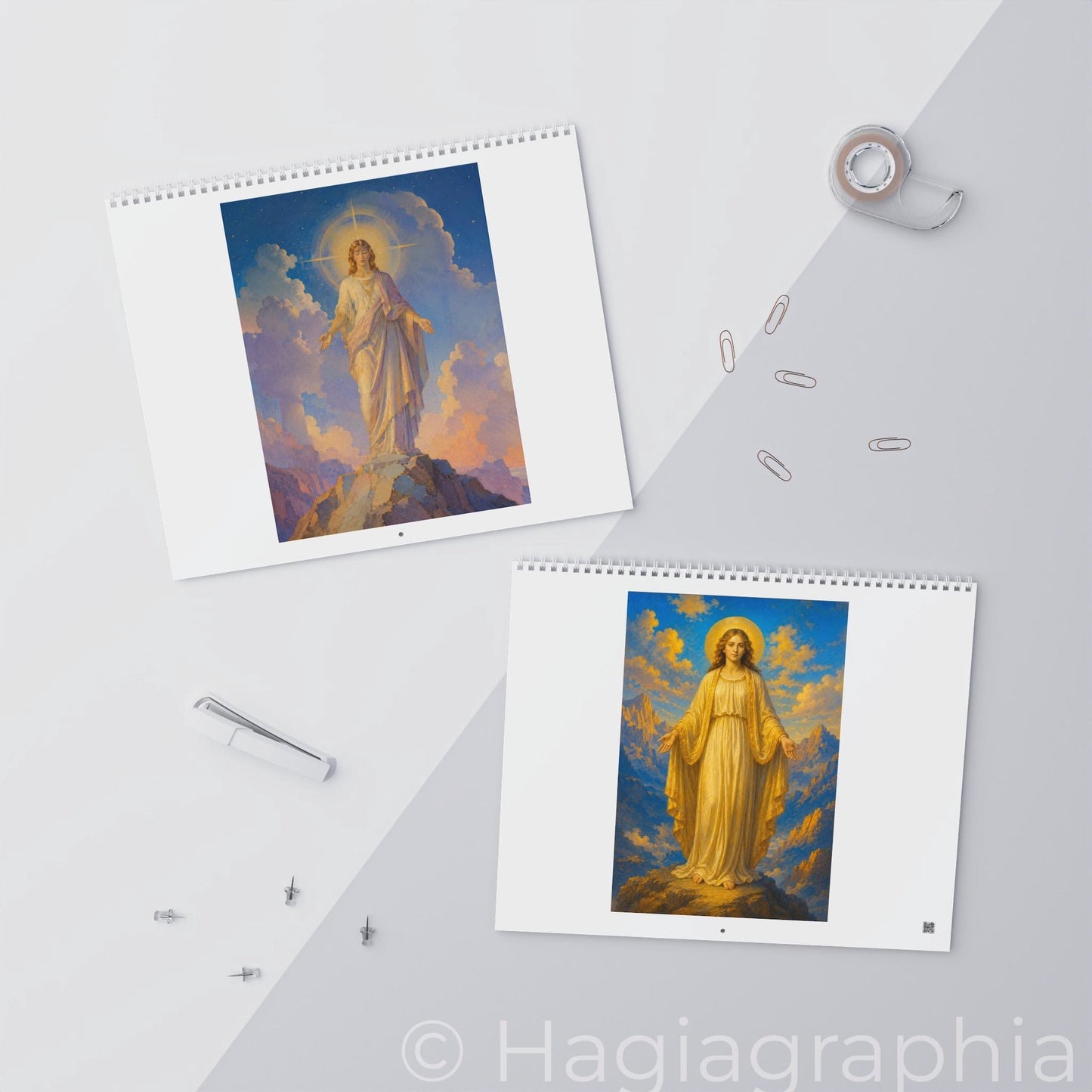 Hagiagraphia 2026 Wall Calendar | Simple Monthly Planner