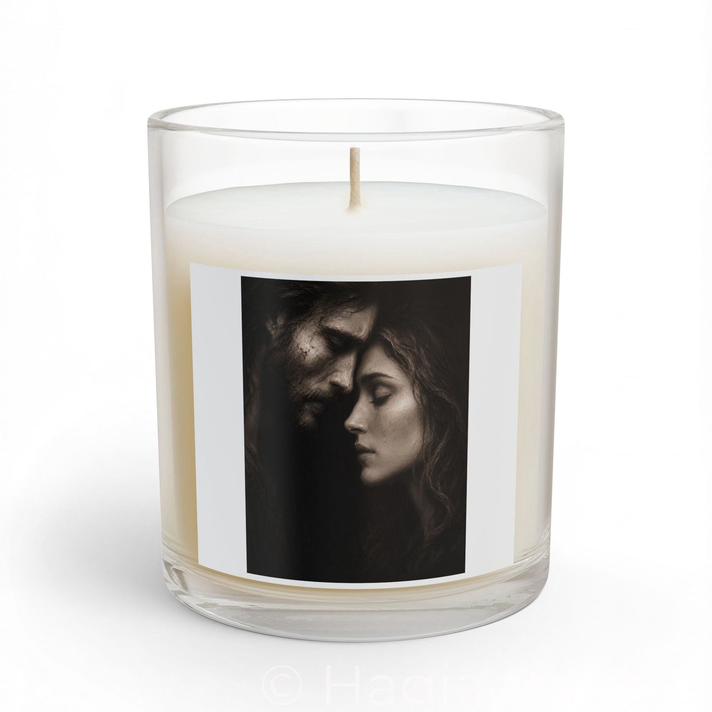 Yeshua & Mary Glass Candle — Scented Candle (11oz)