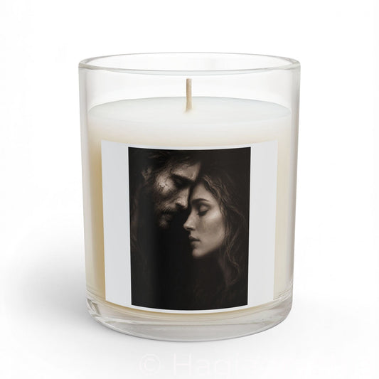 Yeshua & Mary Glass Candle — Scented Candle (11oz)
