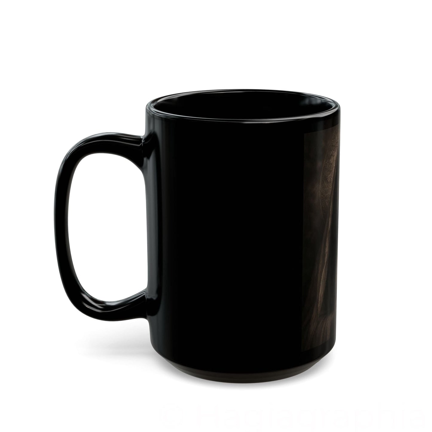 Magdalene of the Alabaster Jar Mug | Black Ceramic Coffee Cup