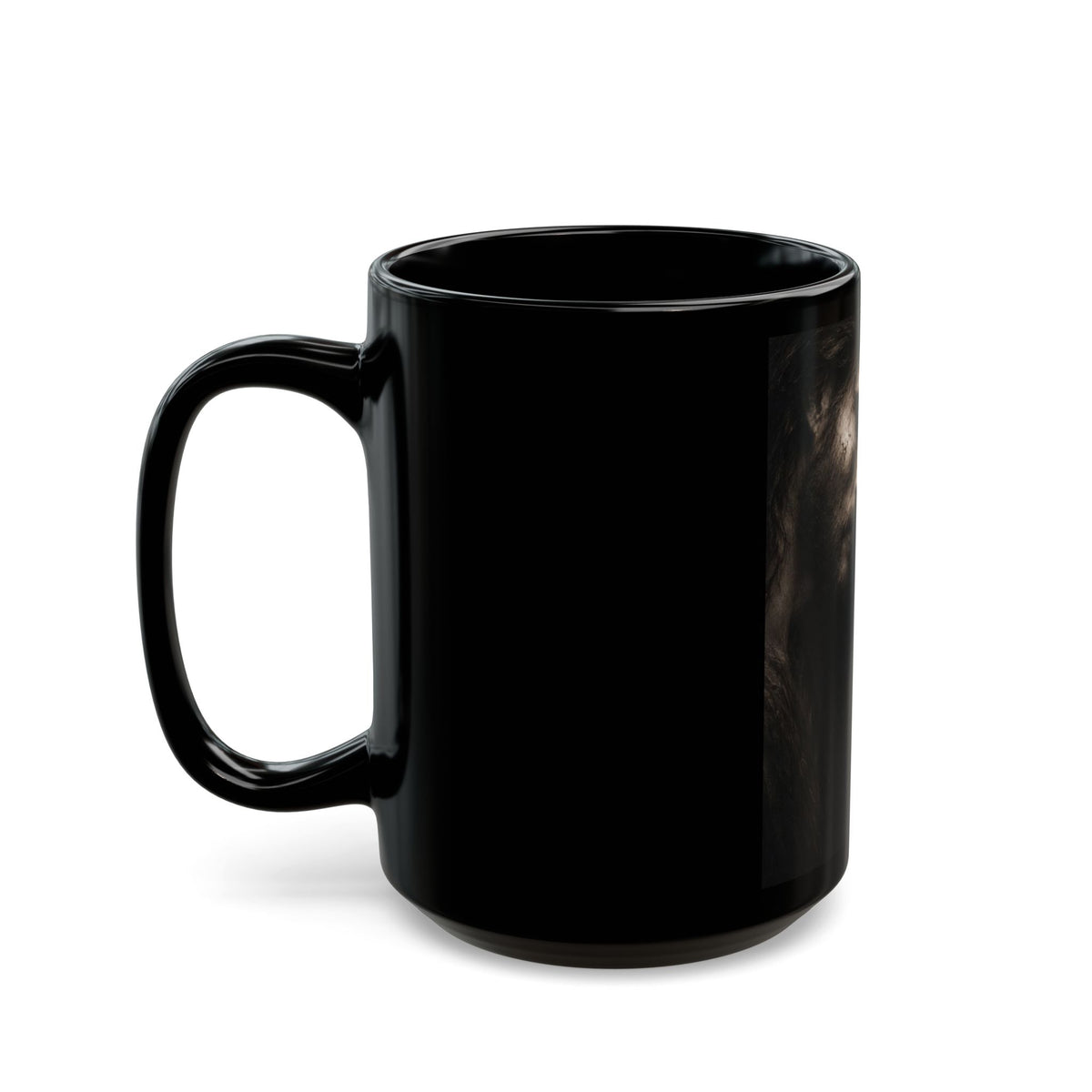 Jesus & Magdalene Mug | Black Ceramic Coffee Cup