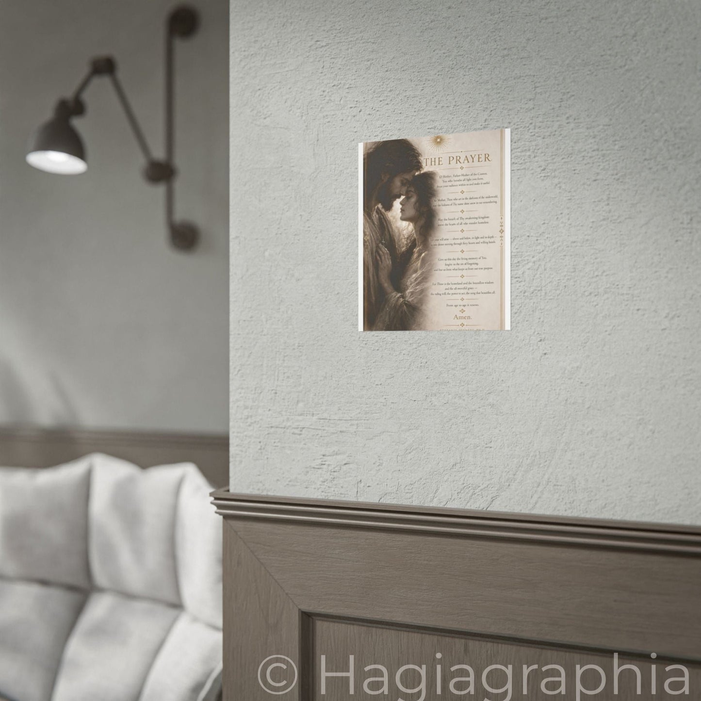 Rolled Poster — The Prayer Jesus & Magdalene Wall Art