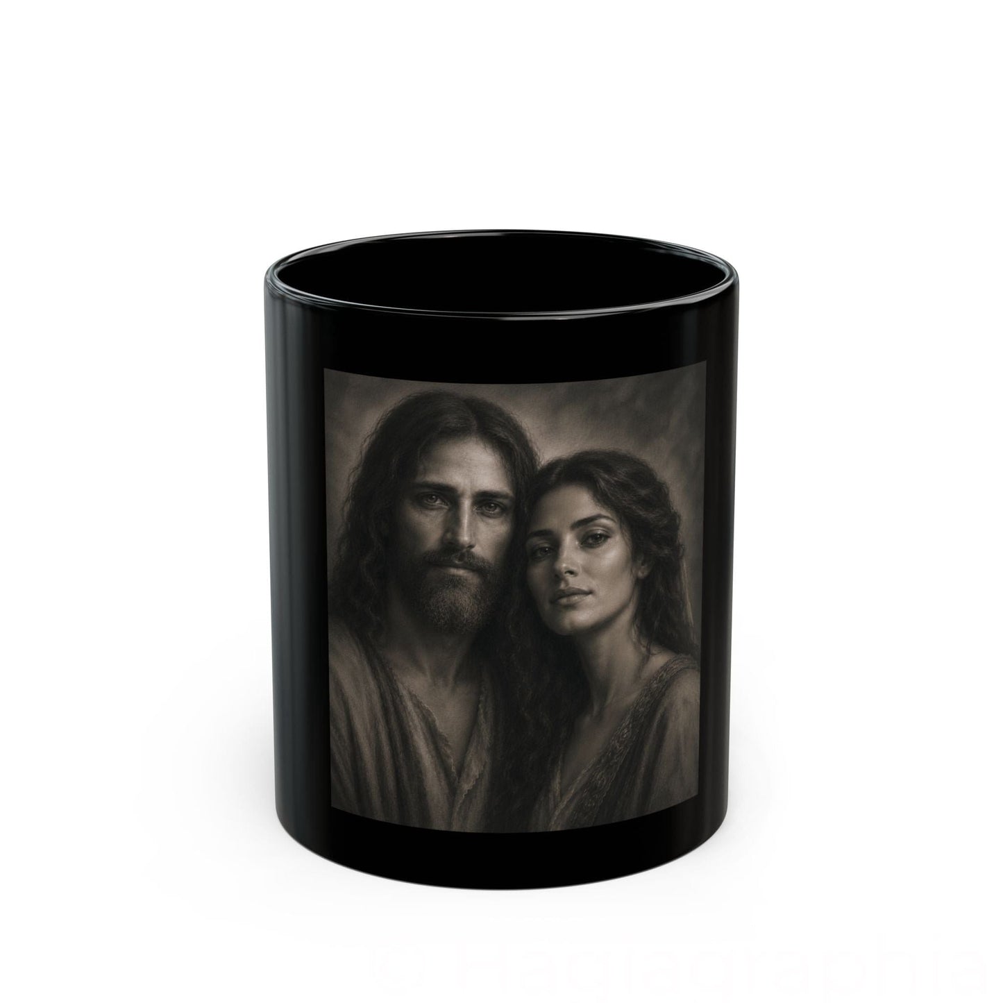 The Beloveds Mug | Black Ceramic Coffee Cup