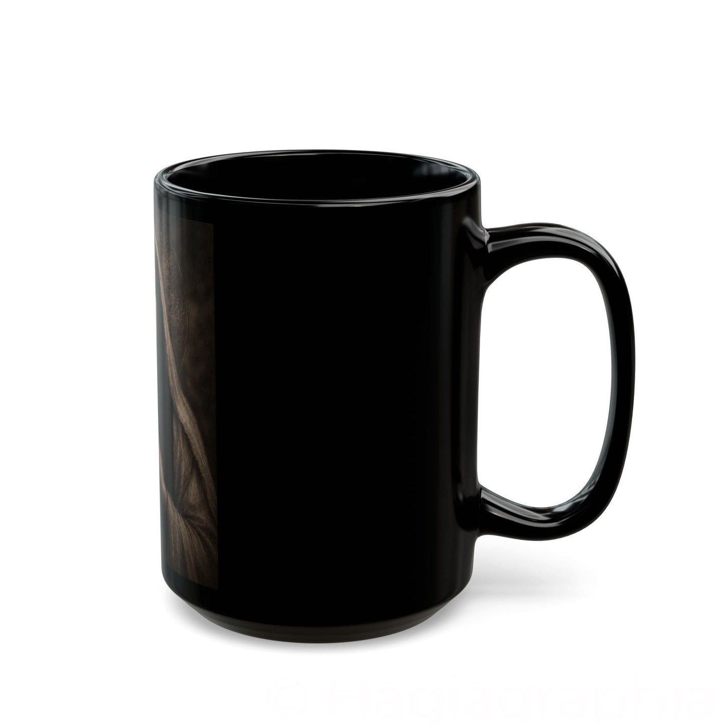 Magdalene of the Alabaster Jar Mug | Black Ceramic Coffee Cup