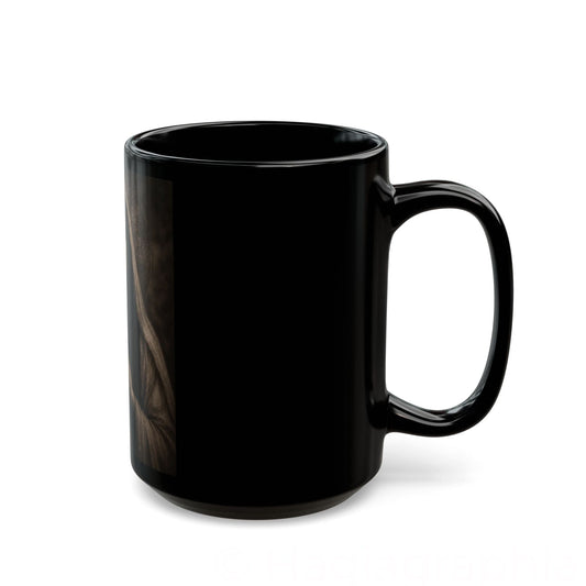 Magdalene of the Alabaster Jar Mug | Black Ceramic Coffee Cup