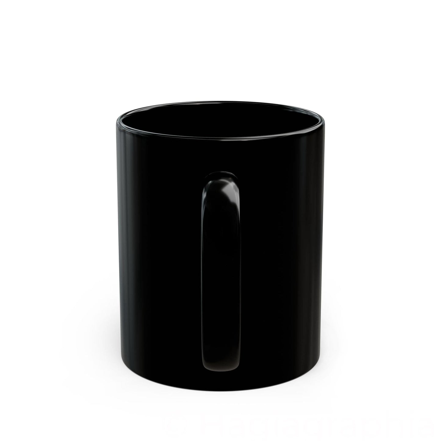 Magdalene: The Gaze Mug | Black Ceramic Coffee Cup