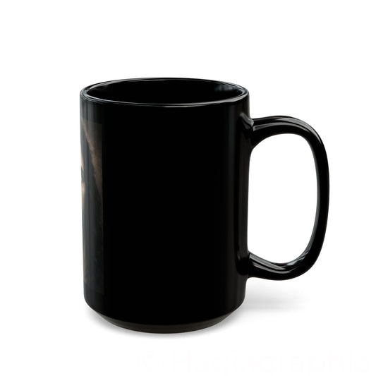 Yeshua Portrait Mug | Black Ceramic Coffee Cup
