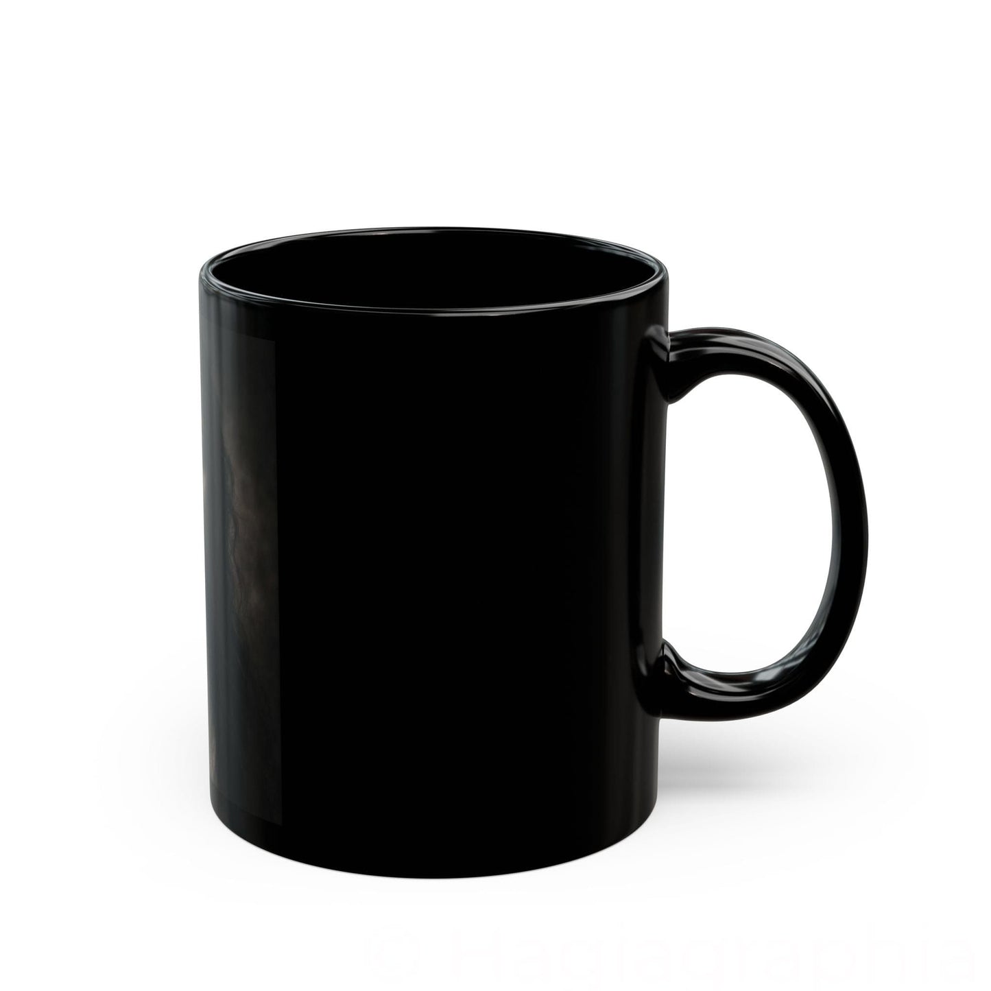 Magdalene: The Gaze Mug | Black Ceramic Coffee Cup