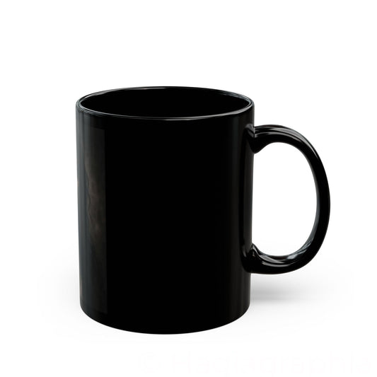 Magdalene: The Gaze Mug | Black Ceramic Coffee Cup