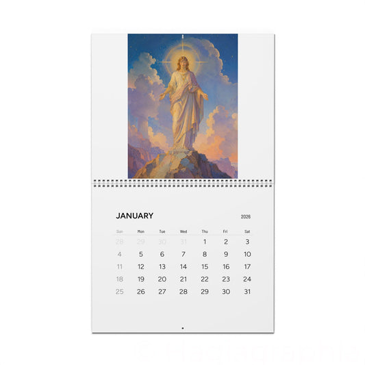 Hagiagraphia 2026 Wall Calendar | Simple Monthly Planner