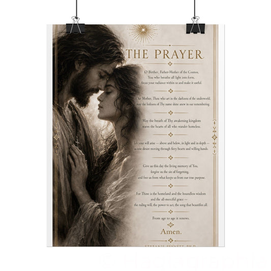 Rolled Poster — The Prayer Jesus & Magdalene Wall Art