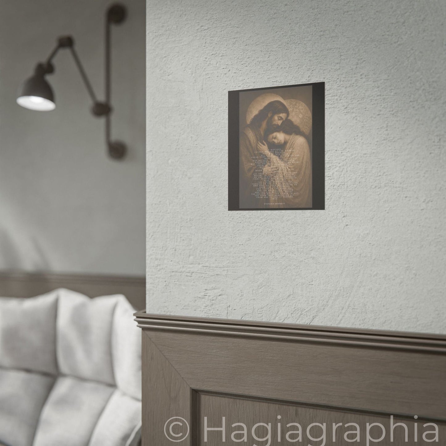 The Father-Mother Prayer Archival Print- Embrace